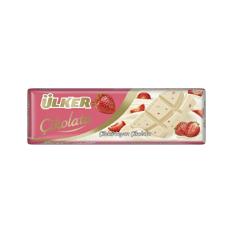 Ülker Çilekli Beyaz Baton Çikolata 30 G