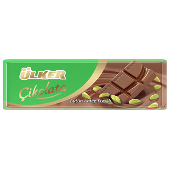 Ülker Bütün Antepfıstıklı Sütlü Baton Çikolata 30G