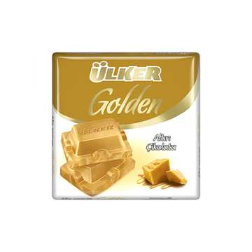 Ülker Golden Karamelli Beyaz Kare Çikolata 60 G