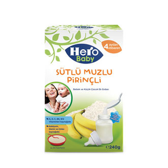 Hero Sütlü Ve Muzlu Kaşık Maması 240 G