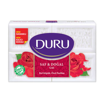 Duru Saf Ve Doğal Beyaz Sabun Gül 600 G