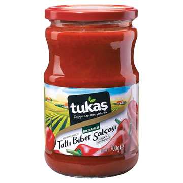 Tukaş Biber Salçası 700 G Cam