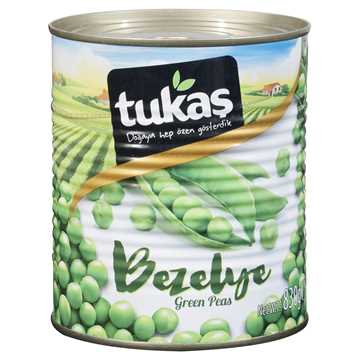 Tukaş Bezelye 830 G