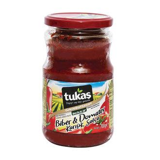 Tukaş Biber &amp; Domates Karışık Salça 700 G