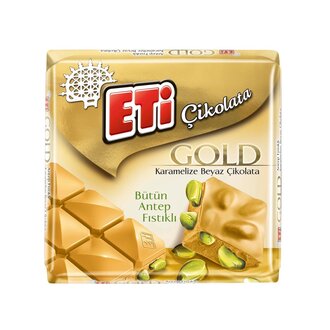 Eti Gold Antep Fıstıklı Beyaz Çikolata 60 Gr.