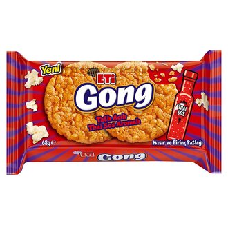 Eti Gong Tatlı Acı Thai Aromalı Mısır Pirinç Patlağı 68G