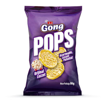 Eti Gong Pops Mısır Ve Pirinç Patlağı Sade 80G