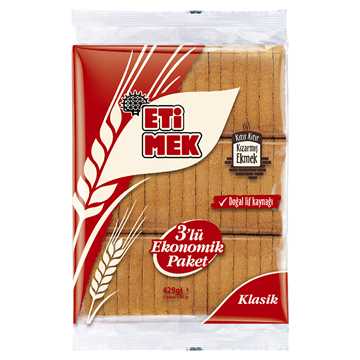Etimek Klasik Kızarmış Ekmek 3Lü Paket 429G