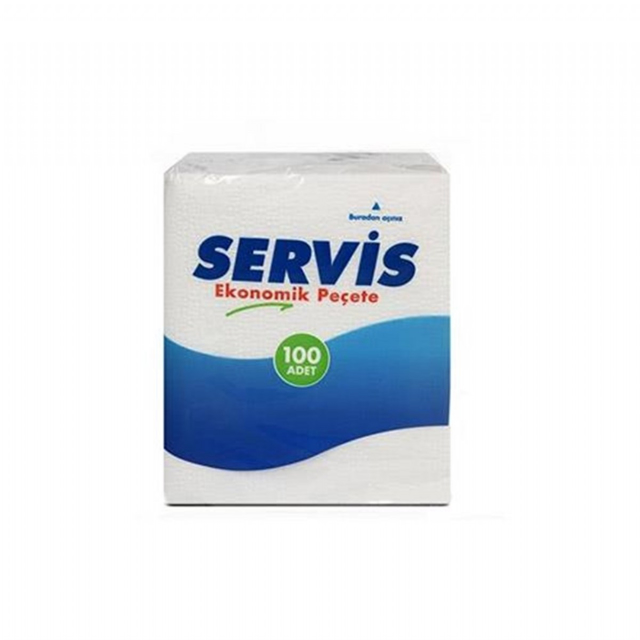 Servis Peçete Beyaz 100 Lü