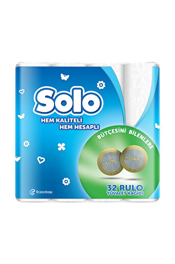 Solo Tuvalet Kağıdı 32 Rulo Akıllı Seçim