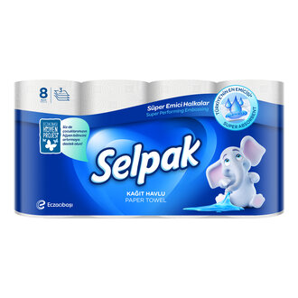 Selpak 3Katlı Kağıt Havlu 8Li