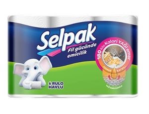 Selpak Süper Emici Kağıt Havlu 6 lı