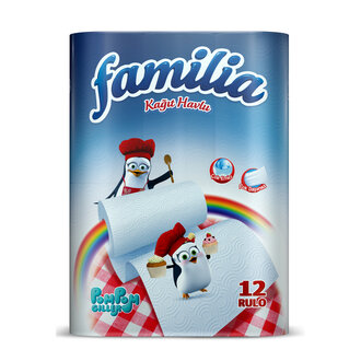Familia Havlu Plus 3 Katlı 12li