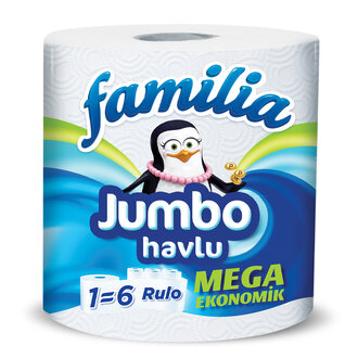Familia Jumbo Havlu 1=6 Rulo