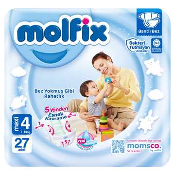 Molfix 4 Numara Maxi li Bebek Bezi