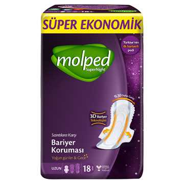 Molped Süpernight Süper Eko Uzun 20 li
