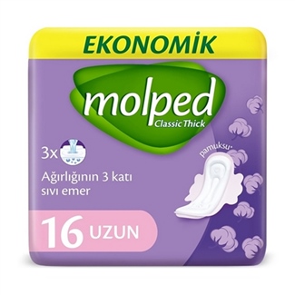 Molped Classic Thick Kanallı Eko Uzun 16 lı