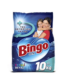 Bingo Matik Renkli Beyaz 10 kg