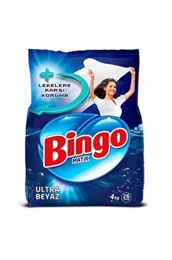 Bingo Toz Deterjan Ultra Beyaz 4 Kg.
