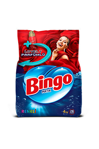 Bingo Toz Deterjan Renkli 4 Kg.