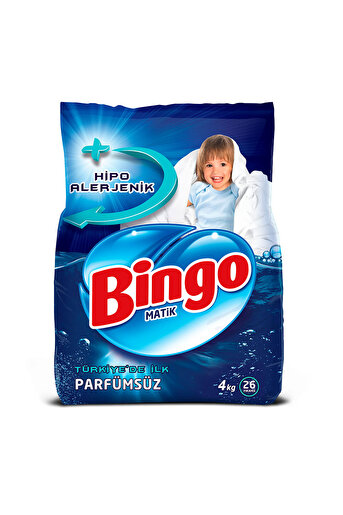 Bingo Matik Parfümsüz 4 kg