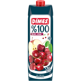 Dimes %100 Elma - Vişne Suyu 1 L