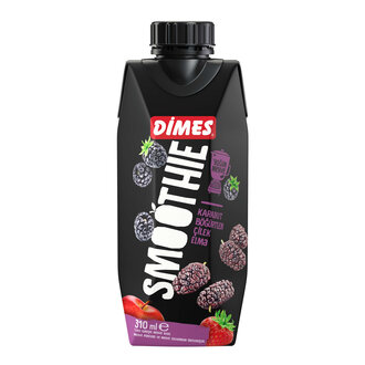 Dimes Mor Smoothıe Karadut Böğürt.çilek Elma 310Ml