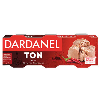Dardanel Ton Balığı Acılı 3X80 G