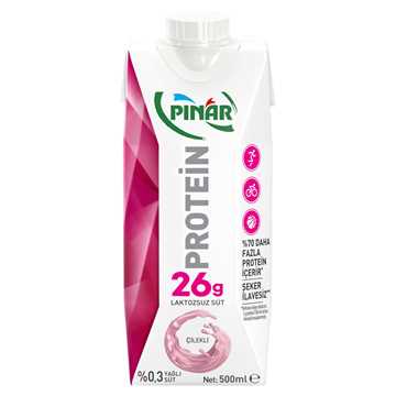 Pınar Süt Protein Çilekli 500 Ml.
