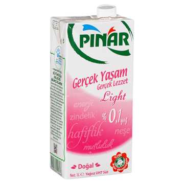 Pınar Light Süt 1 L