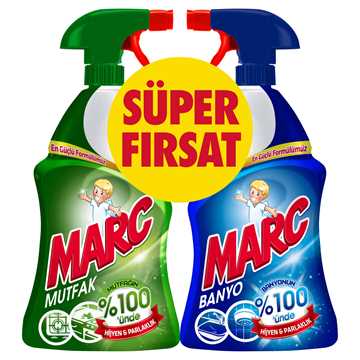 Marc Banyo Sprey 750 Ml + Mutfak 750 Ml Set