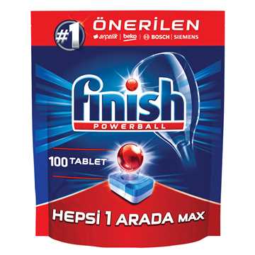 Finish Hepsi Bir Arada 100 Tablet Bulaşık Makinesi Deterjanı