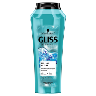 Gliss Million Gloss Parlaklığını Yitirmiş Sönük Saçlar İçin Şampuan 400 Ml