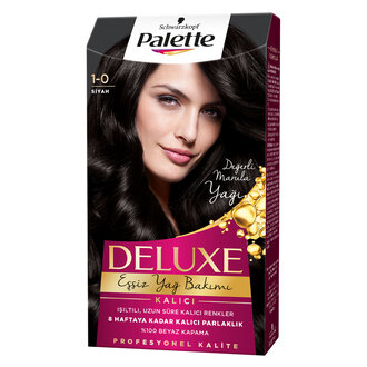 Palette Deluxe Saç Boyası Siyah 1-0