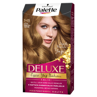 Palette Deluxe Saç Boyası Altın Parıltı Toffee 7-65