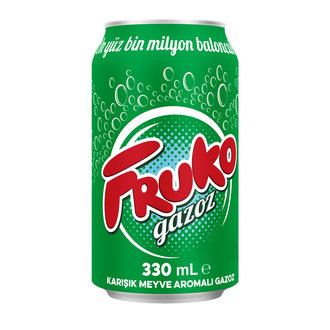 Fruko Gazoz Kutu 330 ML