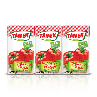 Tamek Domates Püresi 3X210 G