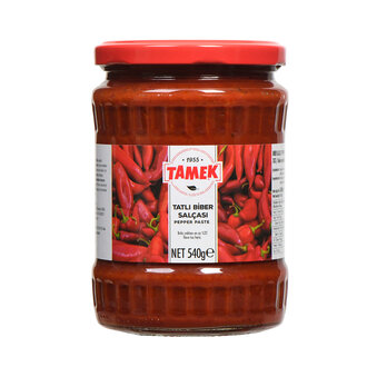 Tamek Tatlı Biber Salçası 540 G