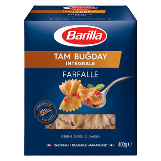 Barilla Tam Buğday Kelebek/İntegrale Farfalle Makarna 400 G