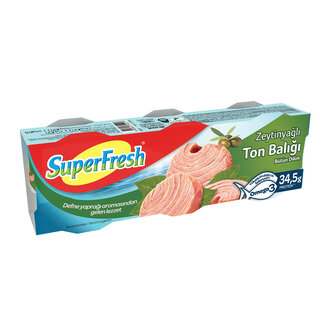 Superfresh Zeytinyağlı Ton Balığı 3X75 G