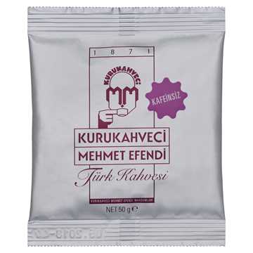 Kurukahveci Mehmet Efendi Kafeinsiz Türk Kahvesi 50 G