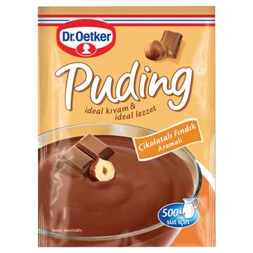 Dr. Oetker Çikolatalı Fındık Aromalı Puding 115 G