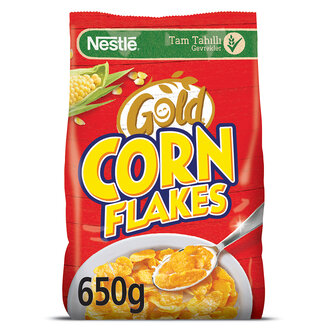 Nestle Gold Corn Flakes Tam Tahıl Mısır Gevreği 650G