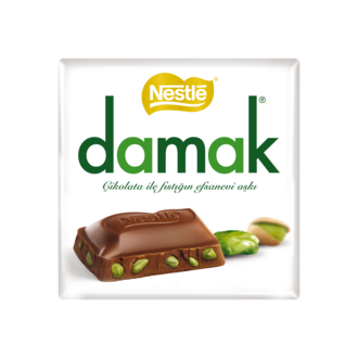 Nestlé Damak Antep Fıstklı Sütlü Kare Çikolata 65G