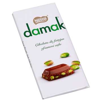 Nestlé Damak Antep Fıstıklı Sütlü Çikolata 70 G