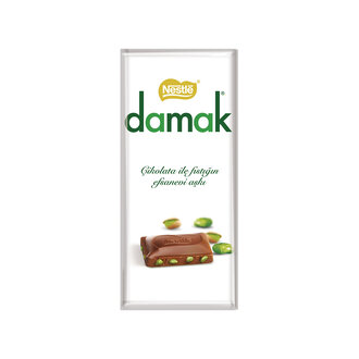 Nestle Damak Antep Fıstıklı Sütlü Çikolata Dikdörtgen 70 G