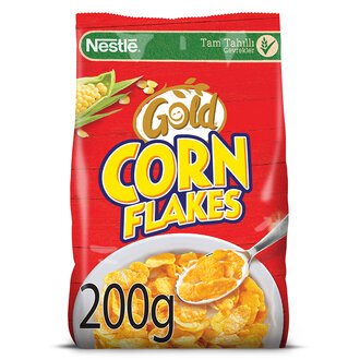 Nestle Gold Corn Flakes Tam Tahıllı Mısır Gevreği 200G