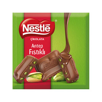 Nestle Antep Fıstıklı Sütlü Kare Çikolata 60 G