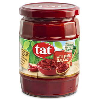 Tat Tatlı Biber Salçası 550 G ( Cam )