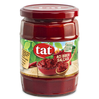 Tat Acı Biber Salçası 550 G ( Cam )